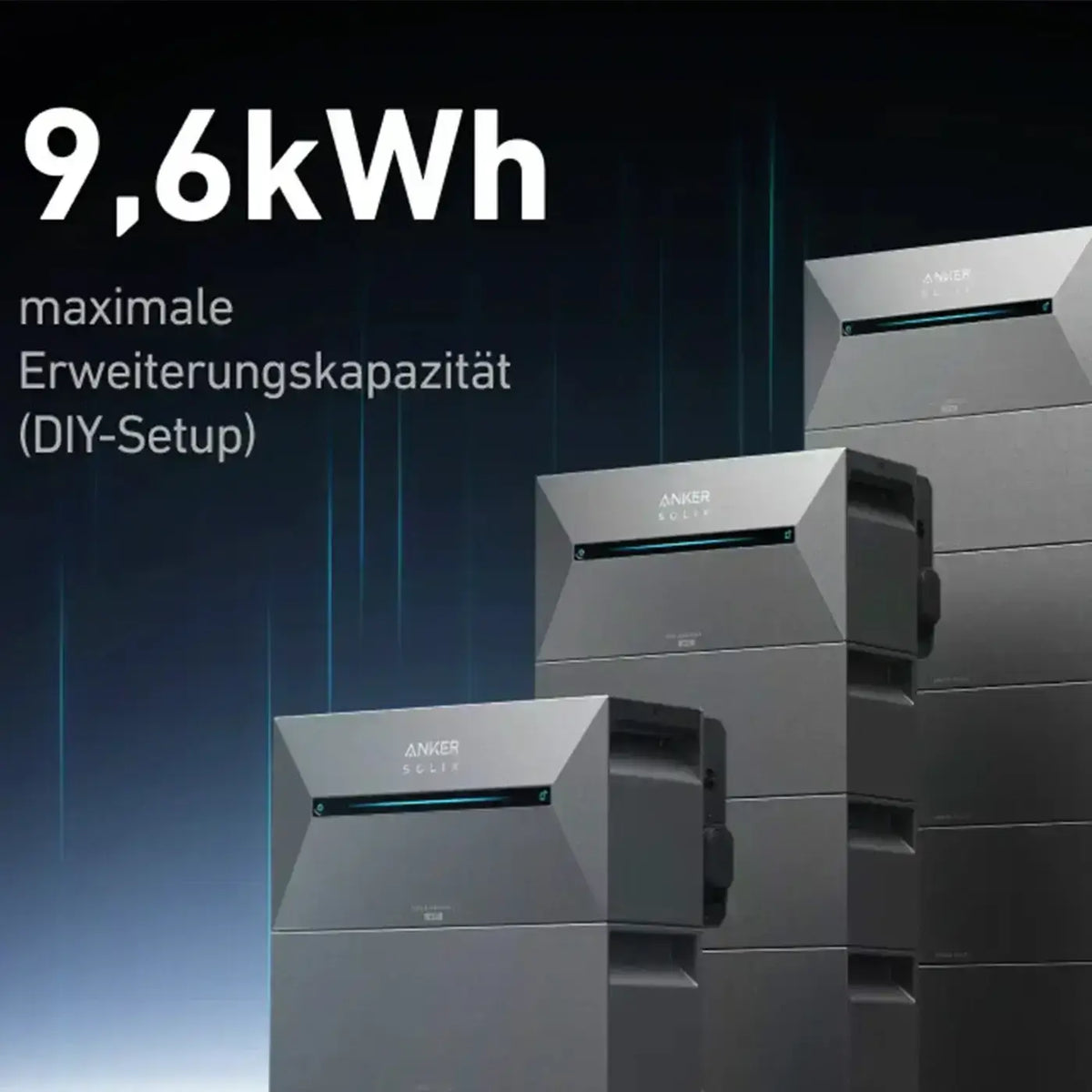 Anker SOLIX Solarbank 2 E1600 AC Speicher 7,0 kWh Komplettset