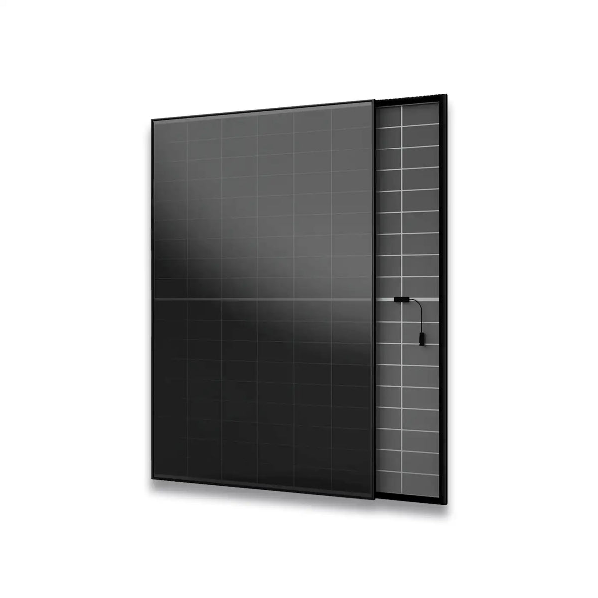 Anker Solix Balkonkraftwerk 1860W 4 × 465W Aiko Glas-Glas Vollschwarz mit Speicher