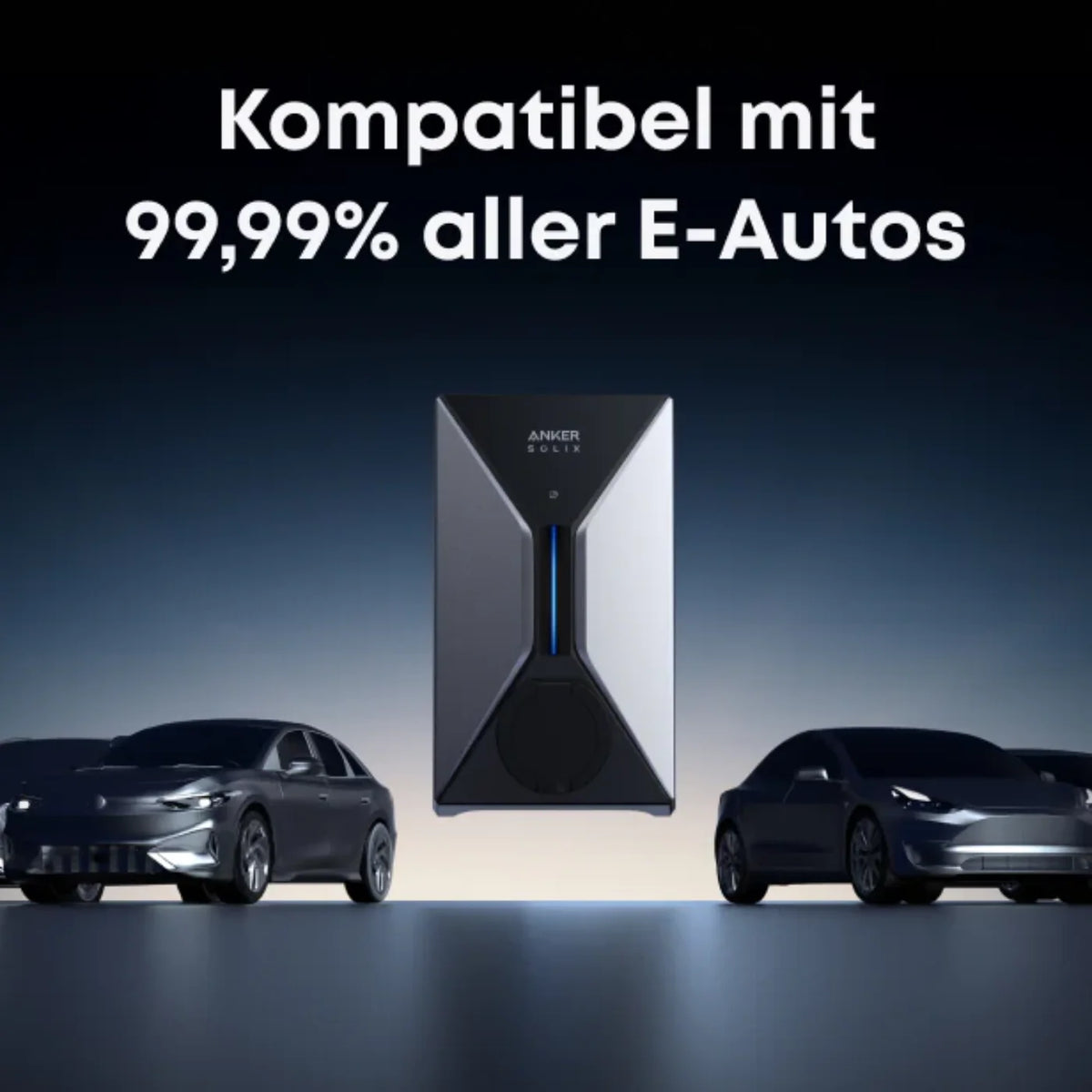Anker SOLIX Wallbox V1 Smart EV Charger 11 kW mit Ladekabel