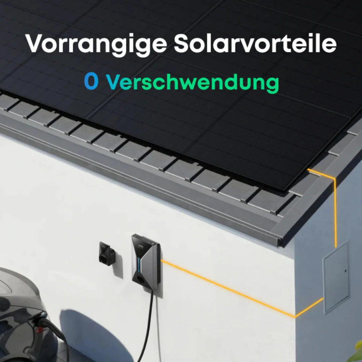 Anker SOLIX Wallbox V1 Smart EV Charger 11 kW mit Ladekabel