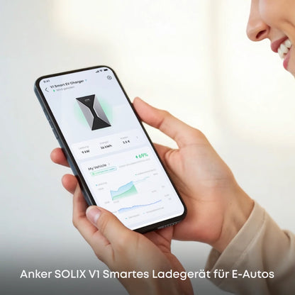 Anker SOLIX Wallbox V1 Smart EV Charger 11 kW mit Ladekabel