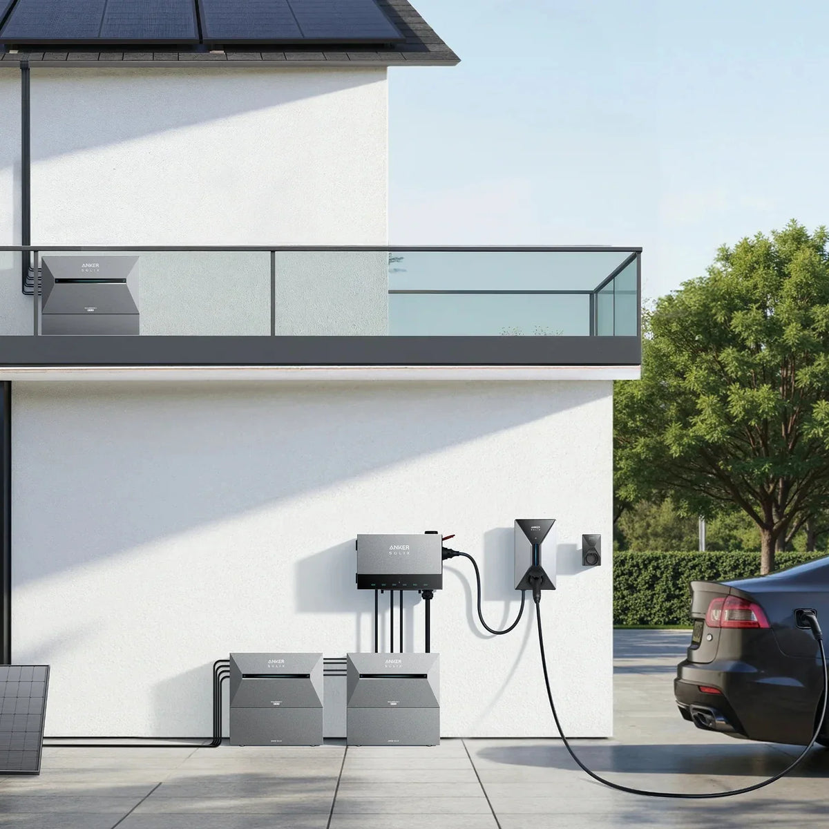 Anker SOLIX Wallbox V1 Smart EV Charger 11 kW mit Ladekabel