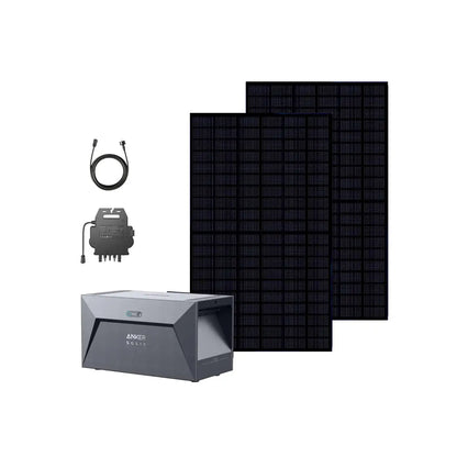 Anker SOLIX RS40B 800W mit Speicher 1600 Wh 1038 mm Breite