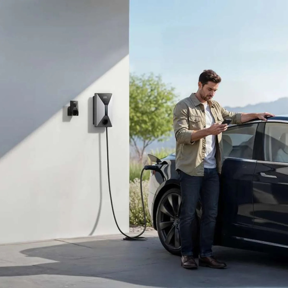 Anker SOLIX Wallbox V1 Smart EV Charger 11 kW mit Ladekabel