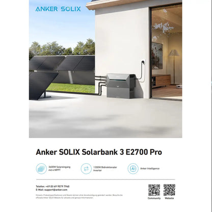 Anker SOLIX BP2700 Erweiterungsakku für Solarbank 2&3 (Rabatt)