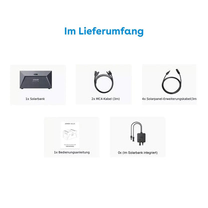 Anker SOLIX Solarbank E1600 Speicher 1600W für Balkonkraftwerk Gen.2