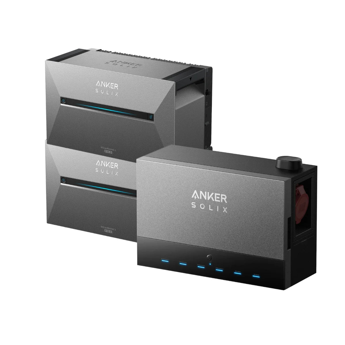 2x Anker Solix Solarbank 3 E2700 Pro mit Power Dock