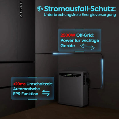Growatt AURA 5000 AC Stromspeicher 5 kWh LiFePO4 PV Speicher