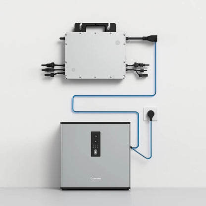 Hoymiles MicroStorage MS-A2 2,24 kWh Speicher für Balkonkraftwerke mit Wandhalterung