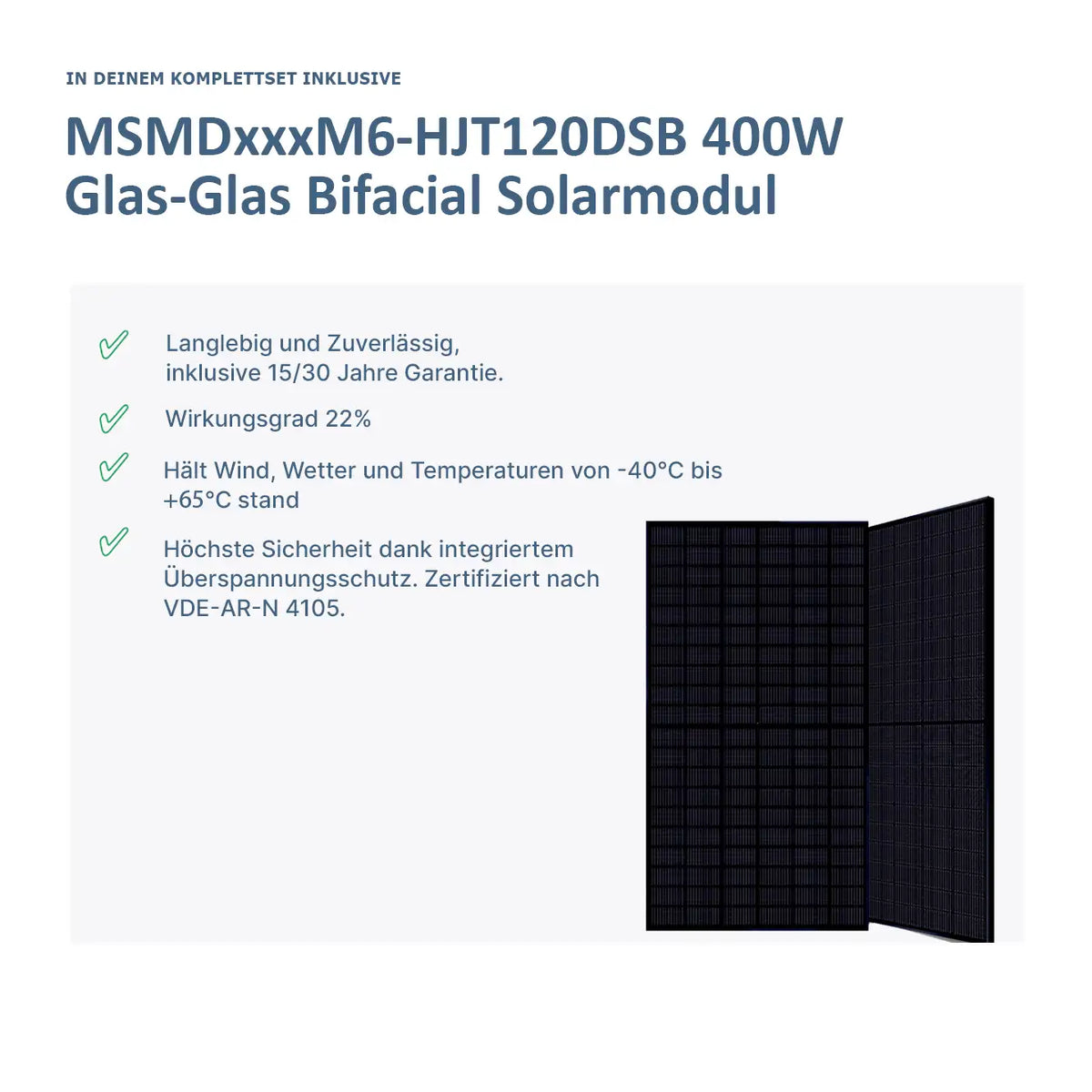 Anker SOLIX RS40B 800W mit Speicher 1600 Wh 1038 mm Breite