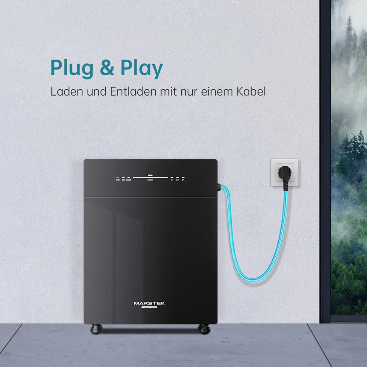 Marstek Venus-C 2,56 kWh AC gekoppelt All-In-One Speichersystem