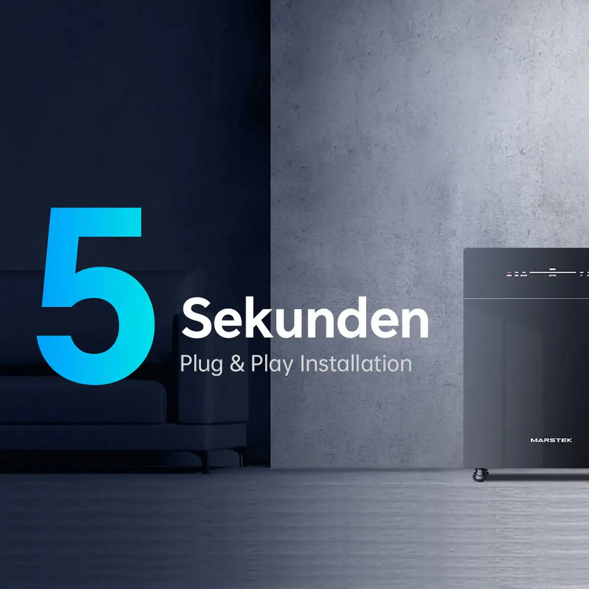 Marstek Venus-E V2.0 5,12 kWh AC gekoppelt All-In-One Speichersystem