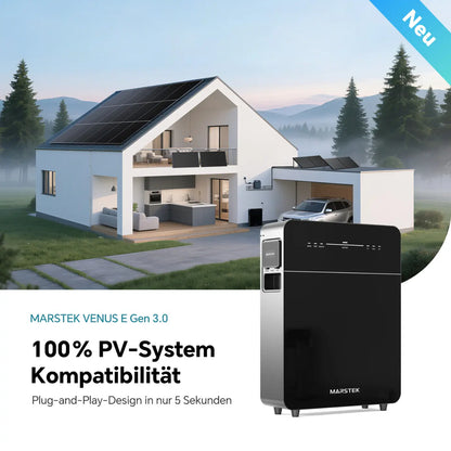 Marstek Venus E 3.0 10,24 kWh AC gekoppelt All-In-One Speichersystem