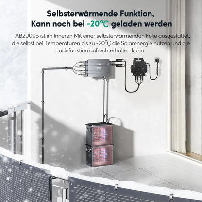 Zendure SolarFlow AB2000S Erweiterungsbatterie 1920 Wh Add-On LiFePO4 (Nach Rabatt)