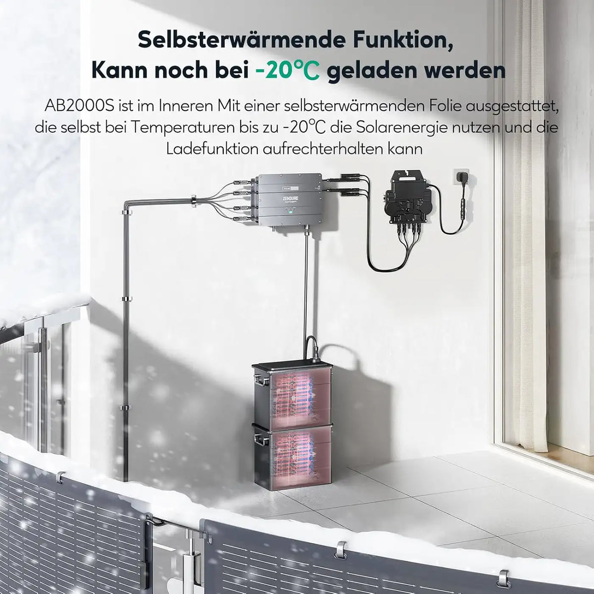 AB2000S Zendure SolarFlow Erweiterungsbatterie 1920 Wh Add-On LiFePO4