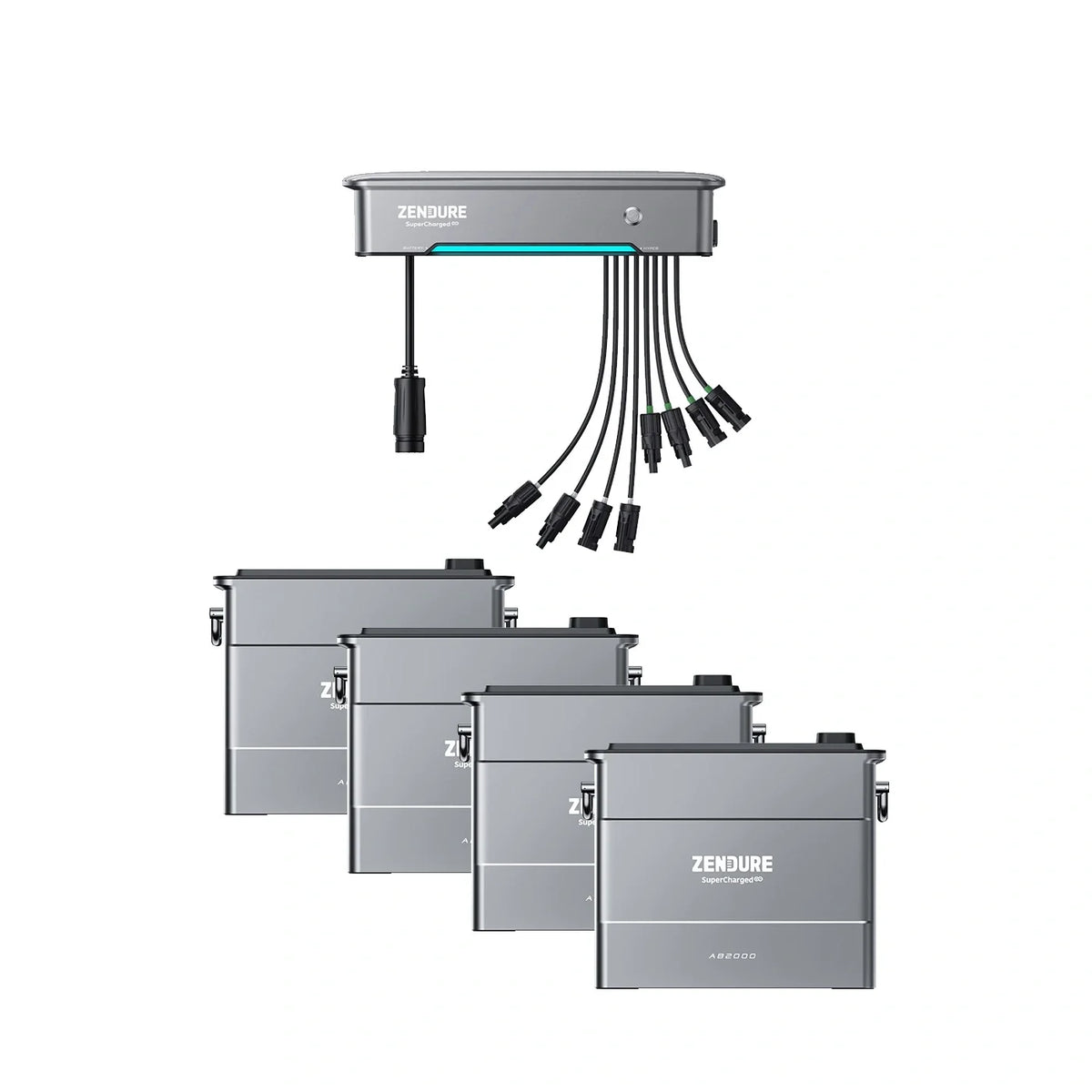 Zendure SolarFlow Set 7680 Wh Hyper 2000 mit 4x Zendure AB2000S