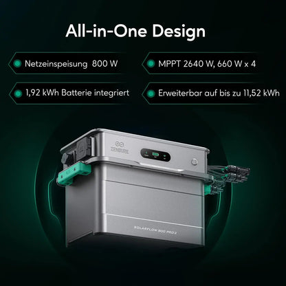 Zendure SolarFlow 800 Pro 2 1920 Wh 800W Speichersystem