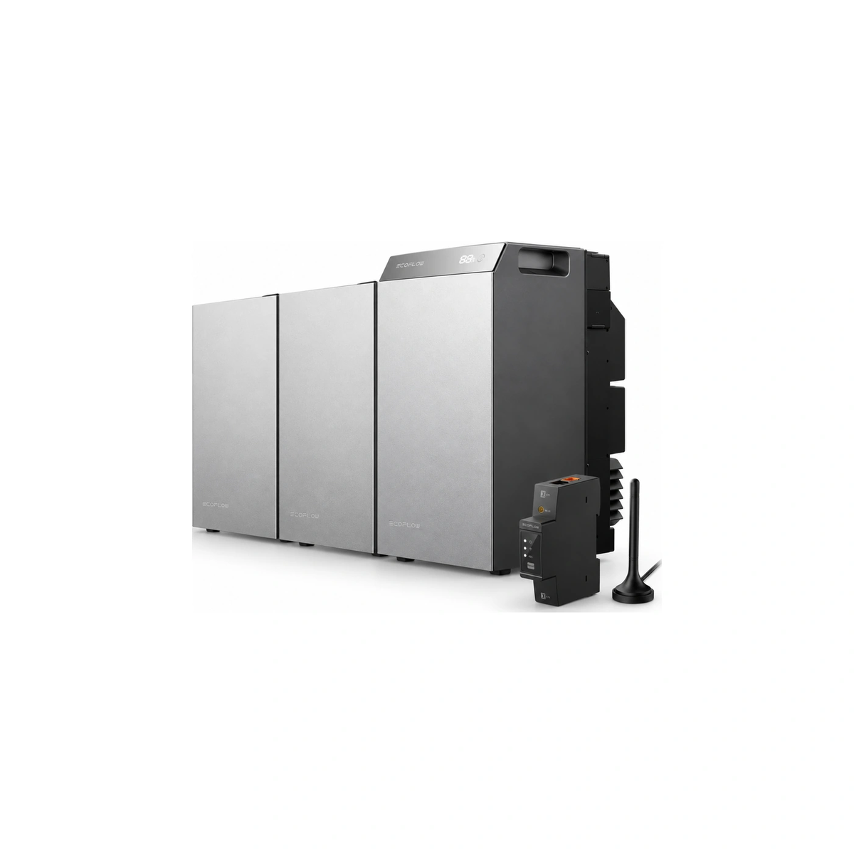 EcoFlow STREAM AC 5000 + 2x EcoFlow STREAM Erweiterungsbatterie + Smart Meter