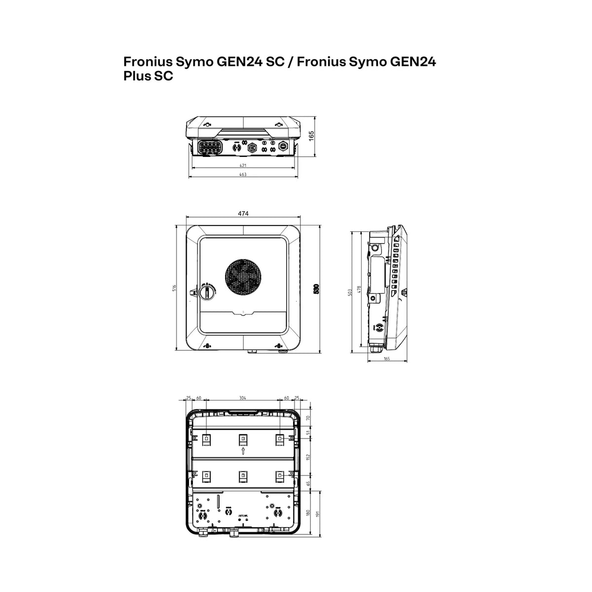 Fronius Symo GEN24 5.0 SC – 5 kW PV-Wechselrichter, 3-phasig