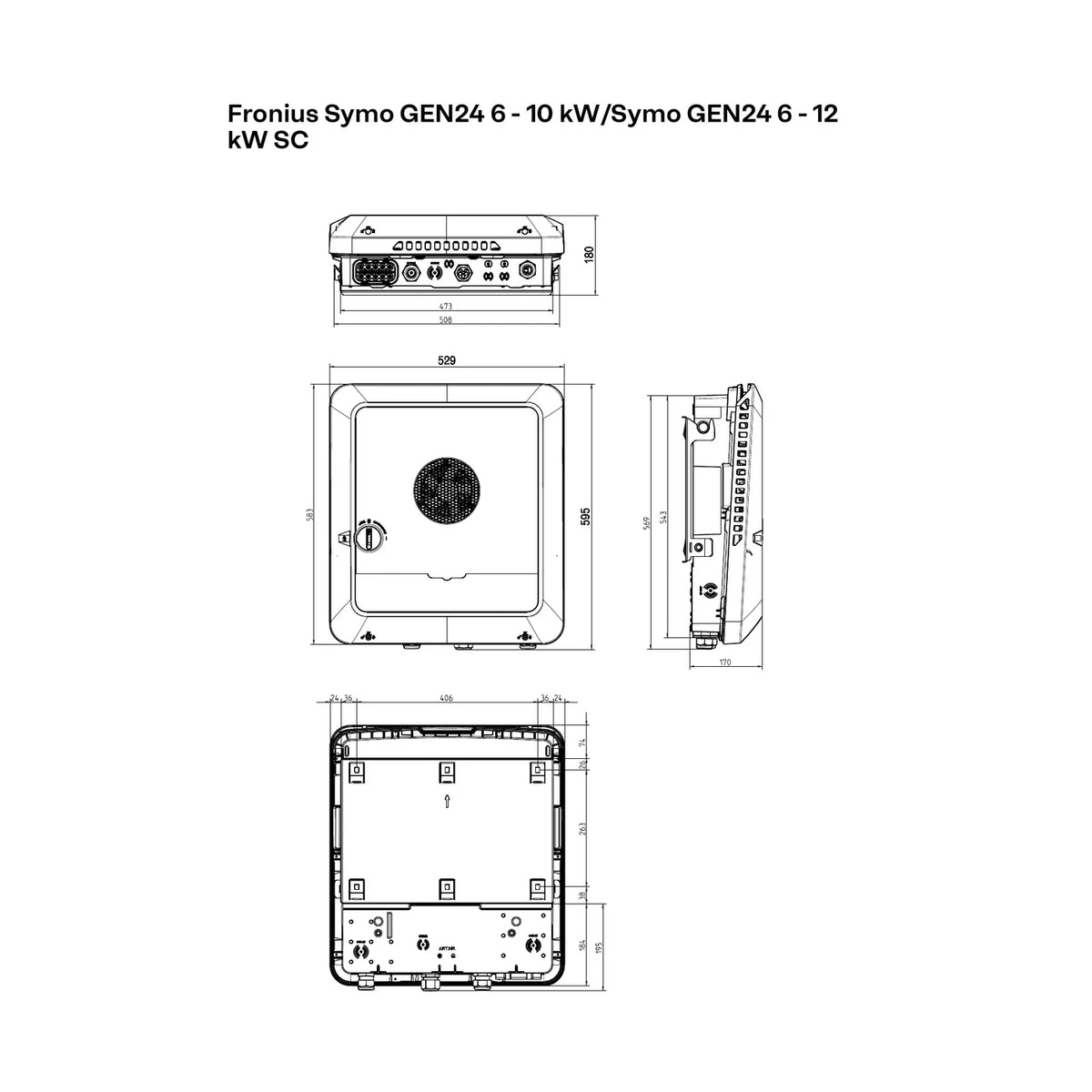 Fronius Symo GEN24 8.0 Plus SC – 8 kW Hybrid-Wechselrichter, 3-phasig