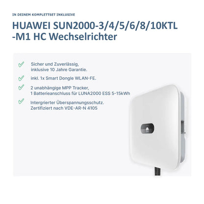 Huawei SUN2000 + LUNA2000 + SmartGuard Komplettset