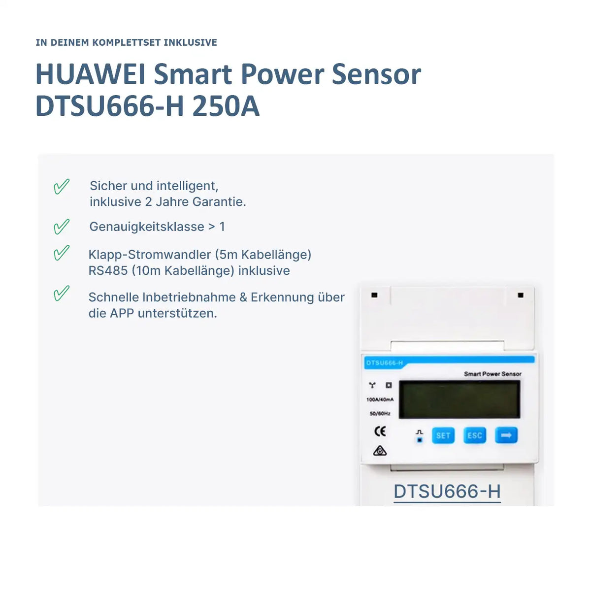 Huawei Wechselrichter 10KW + Huawei Luna 2000-10-S0 Set