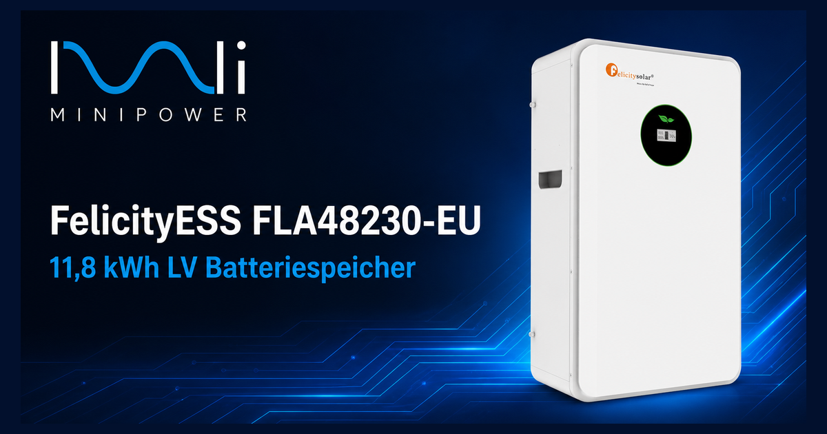 FelicityESS FLA48230-EU 11,8 kWh LiFePO₄ Niedervolt-Batteriespeicher