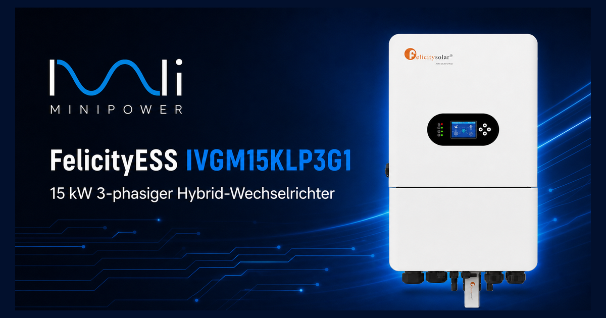 FelicityESS IVGM15KLP3G1 15 kW 3-phasiger Niedervolt-Hybrid-Wechselrichter