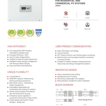 RCT Power Storage DC 8.0 8 kW Hybrid-Wechselrichter