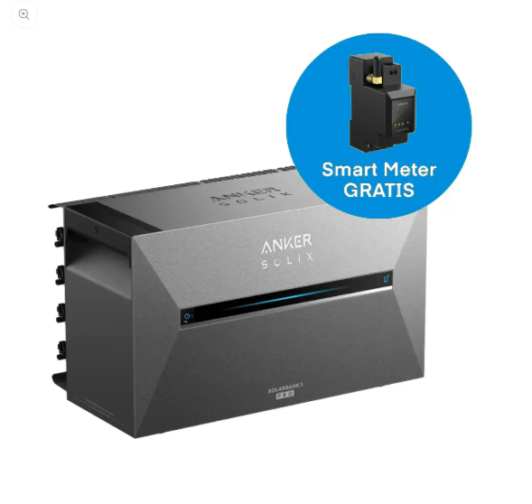3x Anker Solix Solarbank 3 E2700 Pro mit Power Dock